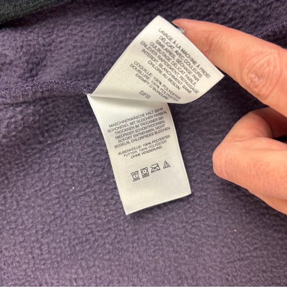 COLUMBIA Women’s Purple Full Zip Fleece Vest size: Medium - Picture 6 of 7